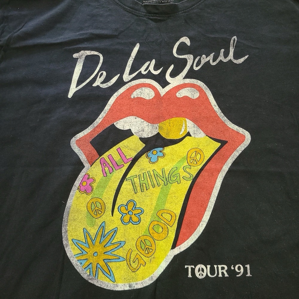 VTG De La Soul All Things Good Tour 91 T-Shirt Men's XL